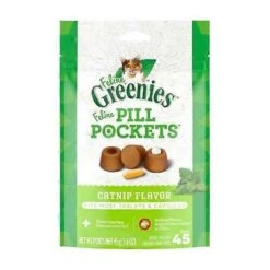 Greenies Pill Pockets Cat Catnip Treats, 1.6 Oz (Pack Of 1)