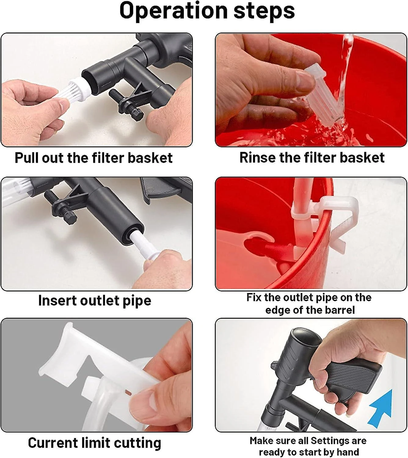 Aquarium Gravel Cleaner, Aquarium Water Changer With Air Pressure Button Water Flow Regulator With Long Nozzle,2024 Ping