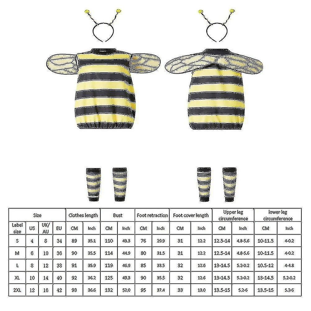 Bee Cosplay Costume Women Bee Costume Accessories Cosplay Party Favors - Image 2