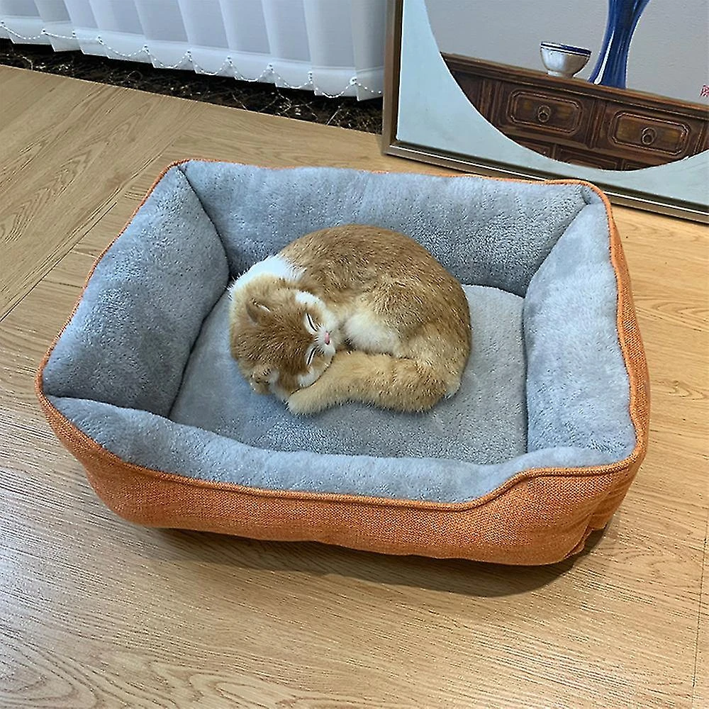 Dog Mat Can Be Used To Keep Warm Dog Bed Andbed In Four Seasons Orange - Image 2