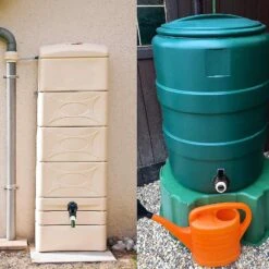 Pvc Hose Adapter Rain Barrel Faucet Kit For Water Tank Connector, Durable Irrigation Supplies 1 Inch