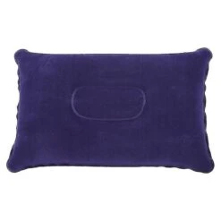 2pcs Inflatable Pillow Camping Travel Soft Blow-up 7.5cm X 5M Purple