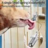 Dog Automatic Stainless Steel Ball Drinker Bottle Hanging Pet Drinking Puppy Drinker Bottle Fountain
