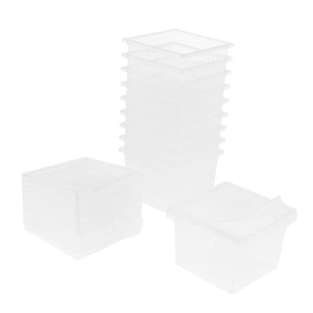 60x Insect Reptile Spider Terrariums Breeding Box Hatching Containers - Image 3
