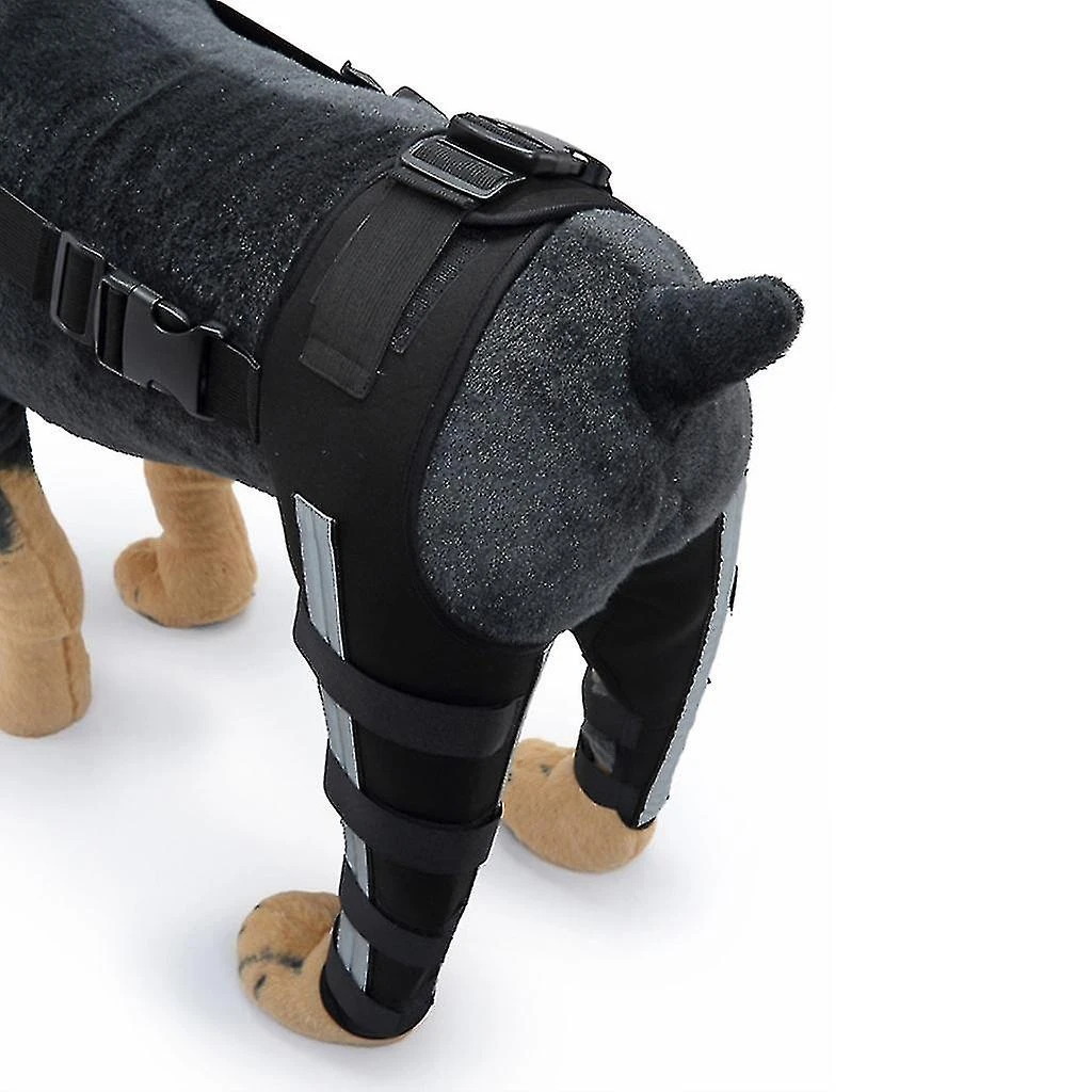 Dog Brace Rear Leg Joint Wrap Protects Wounds Compression Wrap 6 Sizes - Image 4