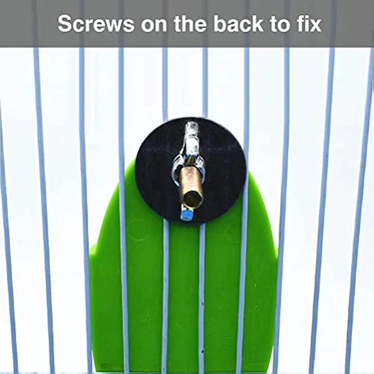 Wency Large Cuttlefish Bone Holder Plastic Cuddle Bone Feeding Racks Parrot Cage Stands Accessories For Cockatiels Parakeets Budgies Finches - Image 5