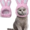 Pet Headgear Rabbit Hat With Ears For Cats