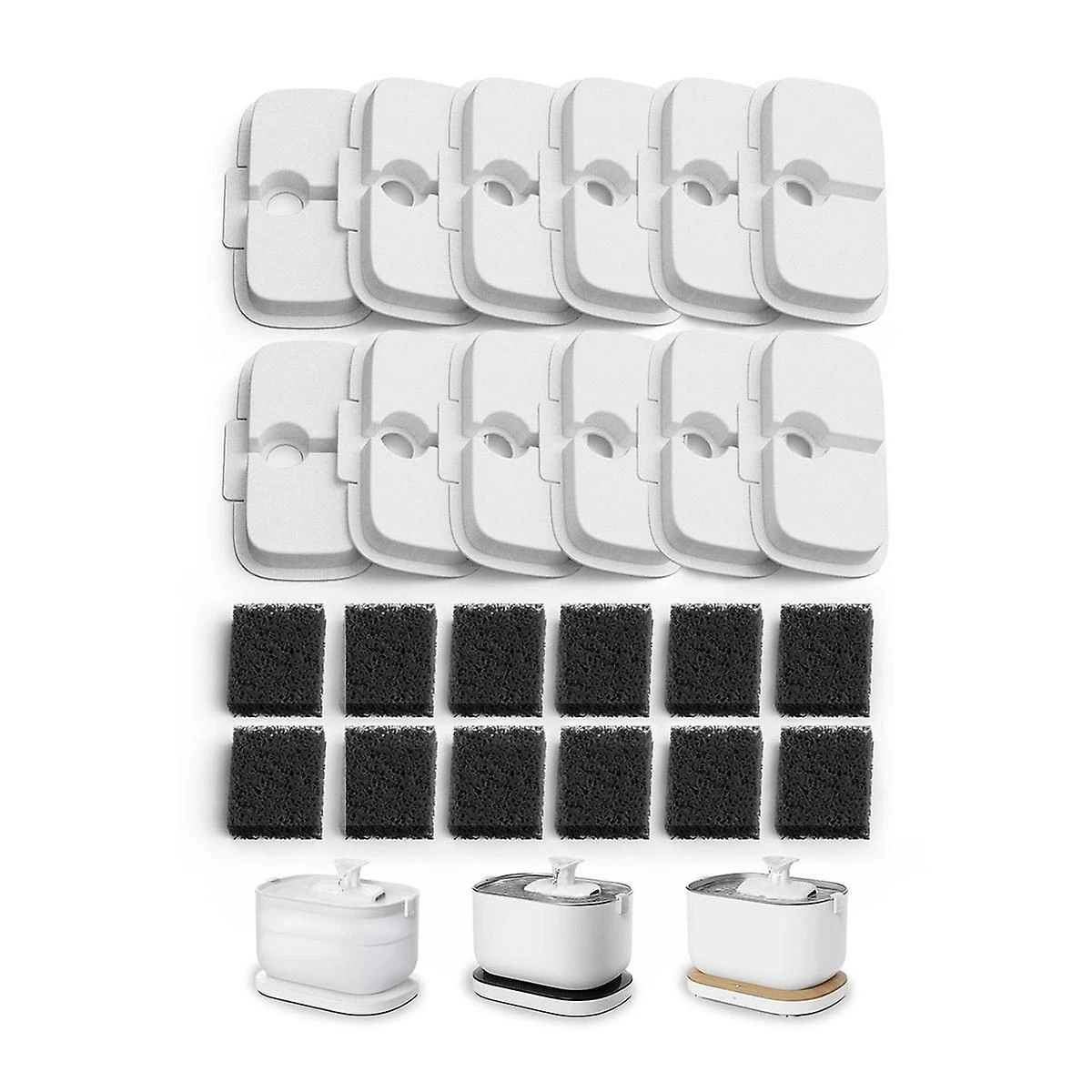 12 Pack Replacement Filters For Dockstream Wireless Water Fountain Plwf005/plwf115/wf105, Pet Fount - Image 5