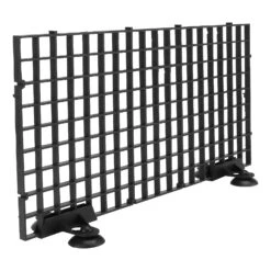 Fish Breeder Net Big Size Fry Segregation Board With Clamps For Aquarium (Black)