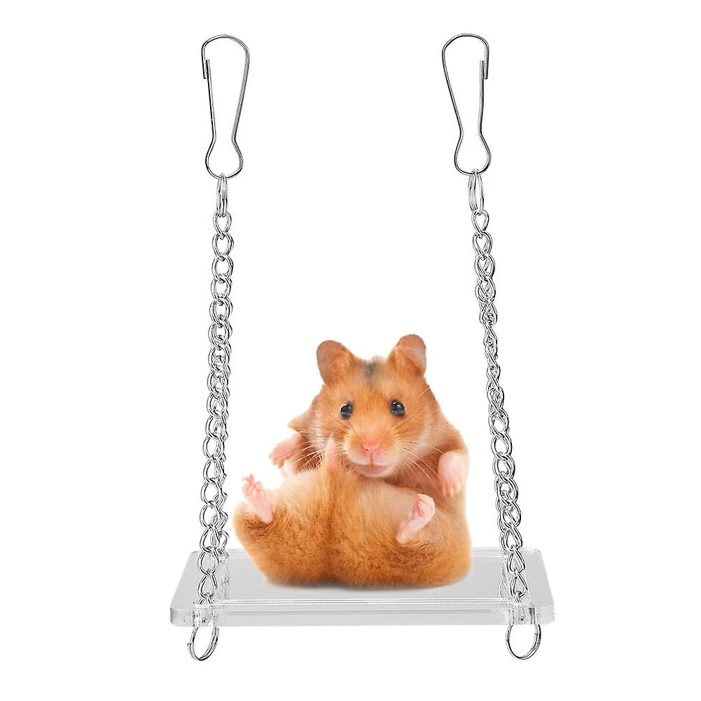 Hamster Swing Hanging Stand Suspension Bridge Playground - Image 4