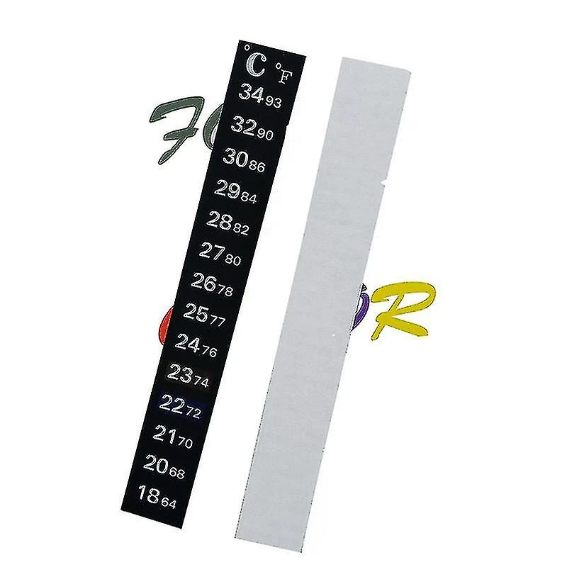 Aquarium Fish Tank Thermometer 10-40 Temperature Measurement Patch 2pcs