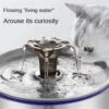 Stainless Steel Cats Water Fountain 84oz /2.5l Automatic Pet Water Fountain For Dog Fountain Dispen