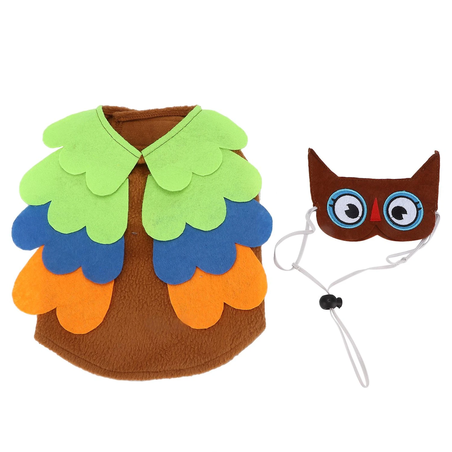 Owl Christmas Pet Clothes Dress Up Funny New Peculiar Comfortable Puppy Costume For Pet Dog L