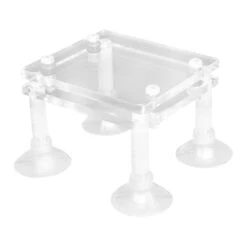 Submersible Pump Shockproof Pad For Fish Tank Acrylic Water Pump Rack Transparent Pump Bracket 8X7X3.5CM