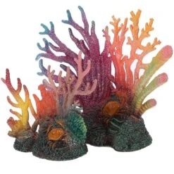 2Pcs Artificial Aquarium Coral Fake Simulation Coral Underwater PlantFish Tank Landscaping Ornament