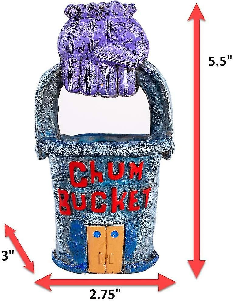 Spongebob Squarepants Officially Licensed Aquarium OrnamentThe Chum BucketMedium - Image 3