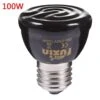 Hot 25W 50W 75W 100W E27 Pet Heating Lamp Black Infrared Ceramic Emitter Heat Light Bulb Pet Brooder