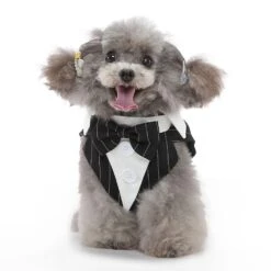 Pet Formal Dress Comfortable Dog Tuxedo Stylish Puppy Formal Clothes Wedding Party Pet Tuxedo