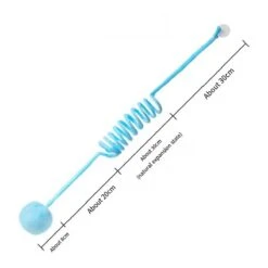 Cats Spring Toys, Self-play Hanging Stretchable Cats Spring With Bell, 3 Pack Soft Plush Interactiv