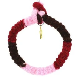 Bird Perch Plush Stand With Star Decorations Toy For Small Parrot Cage