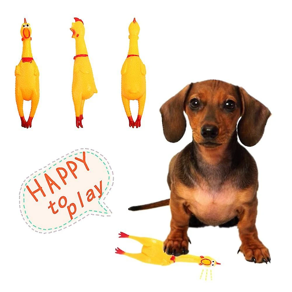 Shrilling Dog Chew Toy Squeeze Sound Rubber Pet Bulk - Image 5