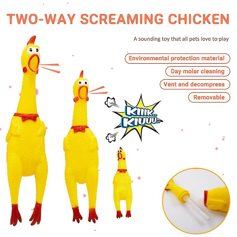 Shrilling Dog Chew Toy Squeeze Sound Rubber Pet Bulk - Image 4