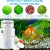 Algae Repellent Agent, Fish Tank Pond Cleaning Powder, Moss Remover With Spoon, Aquarium Water Purif