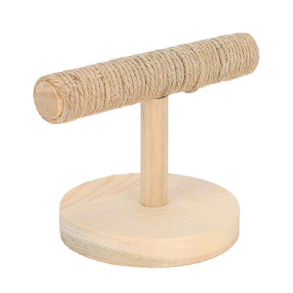 Bird Cage Stand Wood Bird Platform Training Stand Playground Bird Accessories Toys - Image 2