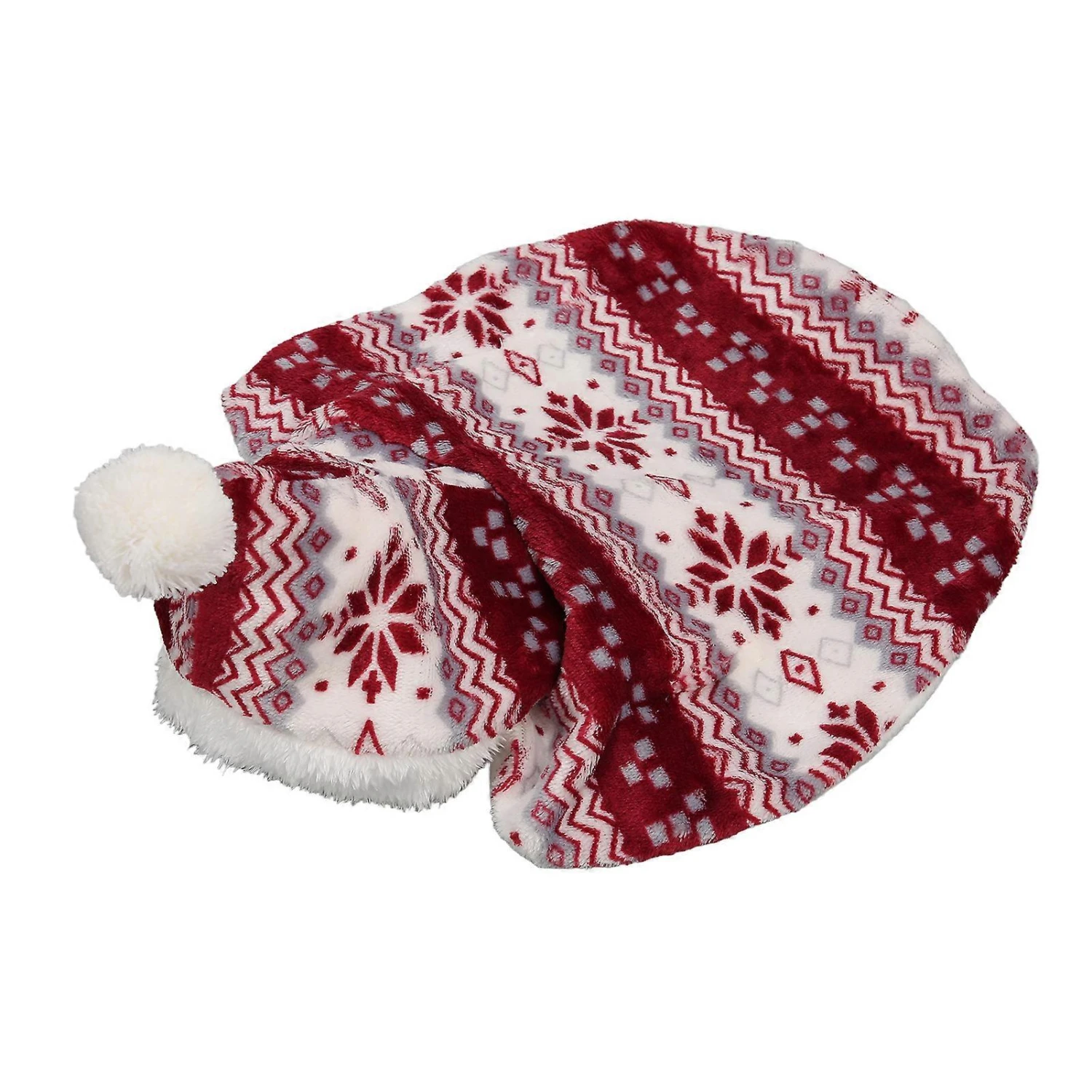 Warm And Skin-Friendly Pet Christmas Cloak For Puppy Cat - Cute Red Hooded Design - Image 5