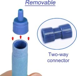 10 Inch Bubble Tube For Fish Tank, 2 Pieces Bubble Release Diffuser Bar, Aquarium Air Tube For Fish