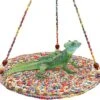 Reptile Hammock Swing Hanging Bed, Cute Lizard Swing Toy, Cotton Lizard Bed, Reptile Summer Bed For Bearded Dragon Leopard Gecko Lizard Birds Parrots