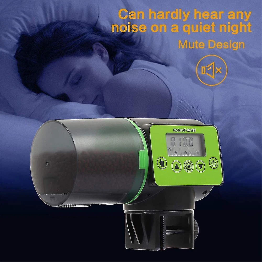 Automatic Fish Feeder - Rechargeable Timer Fish Feeder With Usb Charger Cable, Fish Food Dispenser For Aquarium Or Fish Tank - Image 5