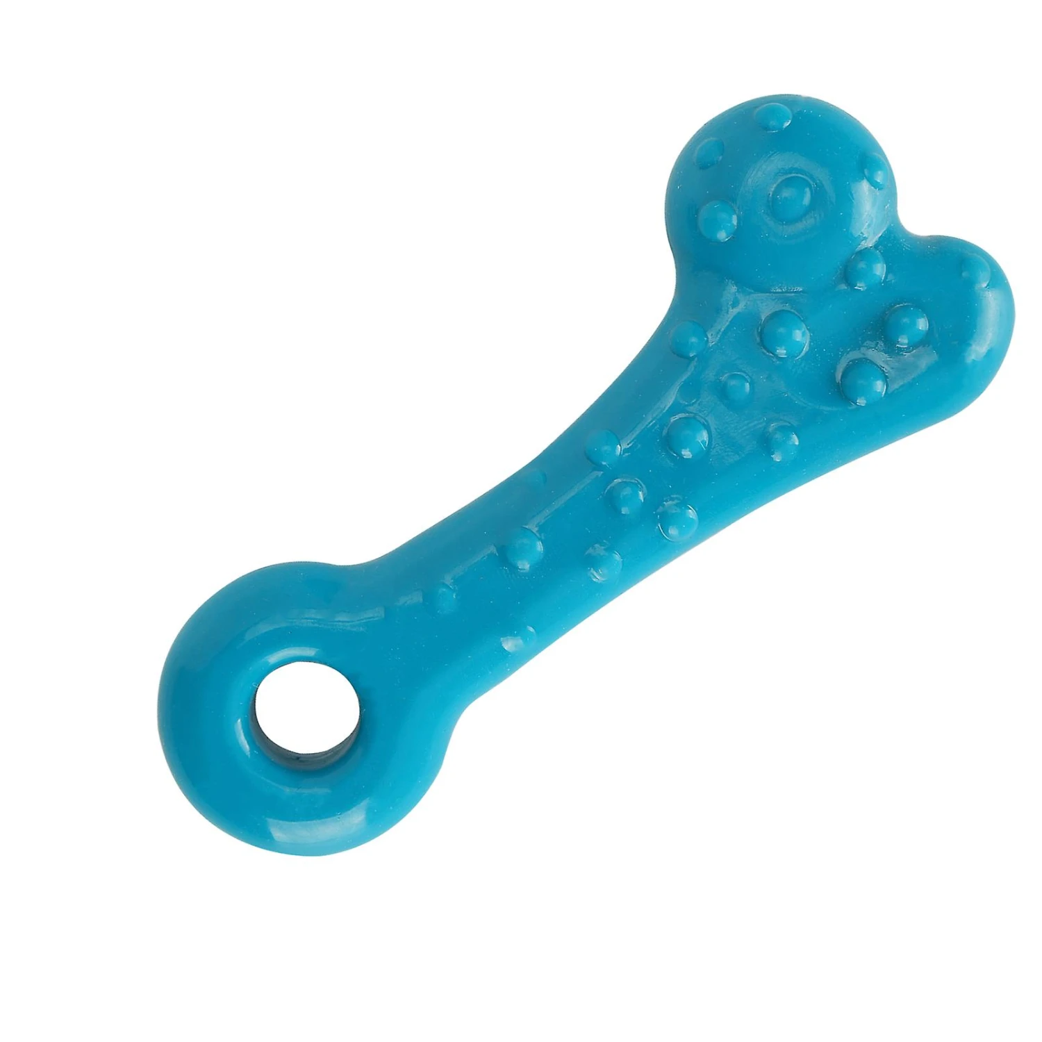 Pet Teeth Cleaning Interactive Dog Chew Toy - Bone Shape Playing Sticks, Light Blue