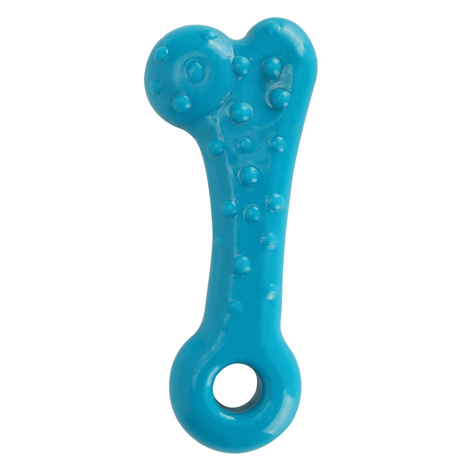 Pet Teeth Cleaning Interactive Dog Chew Toy - Bone Shape Playing Sticks, Light Blue - Image 4