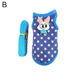 Dwarf Rabbit Traction Rope Guinea Pig Chinchilla Warm Supplies Pet Clothes BS