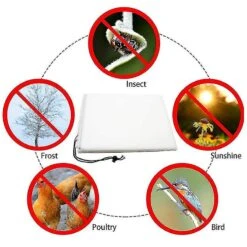 3 Pcs Winter Plant Frost Protection Cover,3d Round Garden Plant Antifreeze Warming Bag Jacket For Flowers Shrubs Trees(80m*height 100cm)