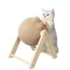 Cat Scratching Ball Toy Kitten Sisal Rope Ball Board Grinding Paws Toys Cats Scratcher