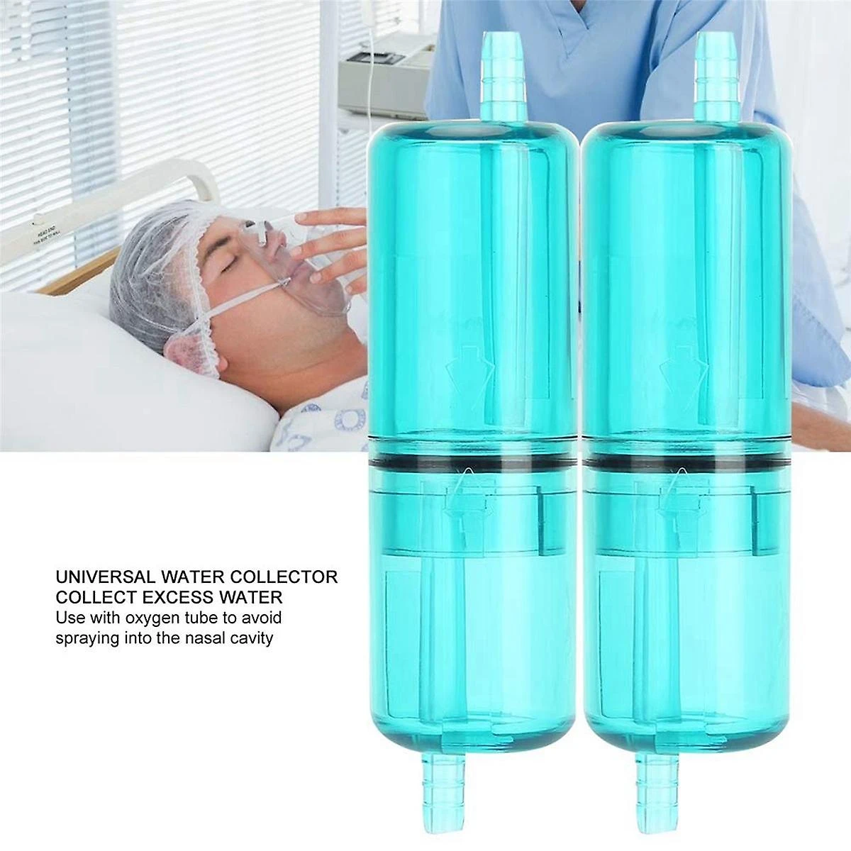 Oxygen Tubing Connector, 8Pcs Oxygen Generator Oxygen Tube Water Collector Oxygen Tube Accessory Fo - Image 3