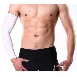 Breathable Quick Dry Uv Protection Running Arm Sleeves Basketball Elbow Pad Fitness Armguards Sports Cycling Arm Warmers-3 XL