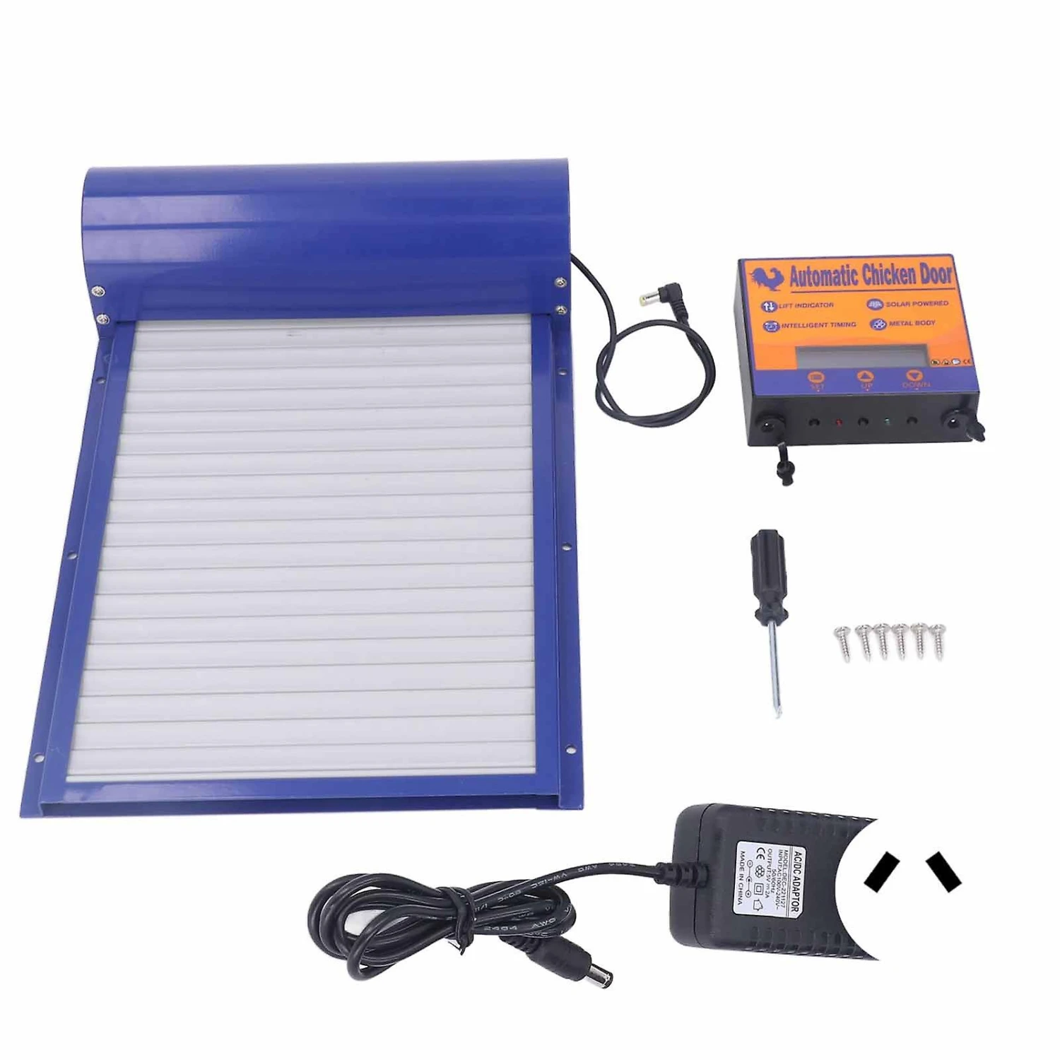 Battery Operated Automatic Chicken Coop Door Auto Chicken Coop Door Opener With Timer 100?240V AU Plug - Image 2