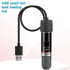 10W Mini Aquarium Fish Tank Heater USB Heating Rod Thermostat Heater Submersibl