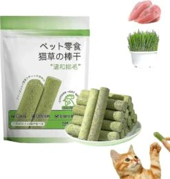 1-3Pcs Cat Grass Teeth Grinding Stick Snacks Cat Teeth Cleaning Sticks Pet Supply 1PC