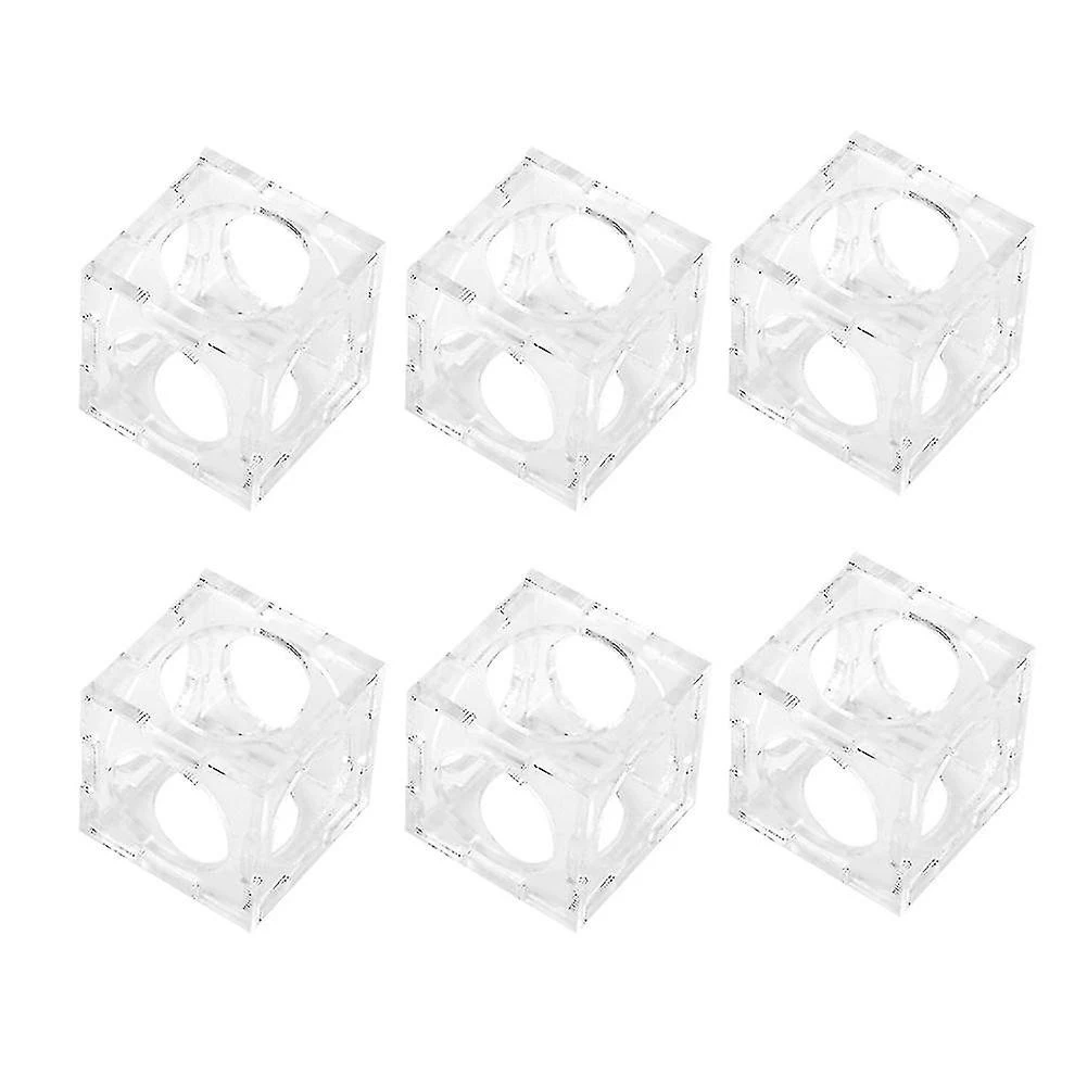 6Pcs Aquarium High Quality Acrylic Shrimp Breeding Isolation Box Fish Nest(Medium)