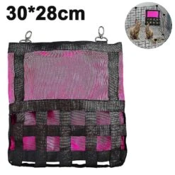 Guinea Pig Rabbit Hay Feeding Bag Small Animal Hay Feeder Bag Pet Hanging Feeder Sack Small Animals Feeding Device Supply For Chinchilla Hamsters Hay