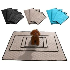 Portable Anti-slip Dog Cat Pet Mat Carpet Cushion Comfort Washable Car Home Xl Brown