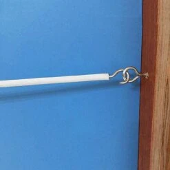 1 Set Curtain Spring Cable Easy To Cut Anti-break Bending-resistant High Tenacity Plastic-coated 2 Meters Curtain Spring Cord Household Supply Kaesi