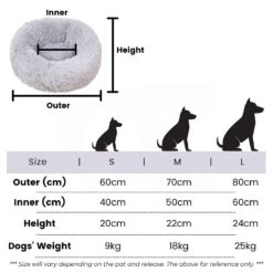 Floofi Pet Bed Dog Warm Cosy Nest