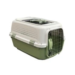 Yes4pets Medium Dog Cat Rabbit Crate Pet Kitten Carrier Parrot Cage Green