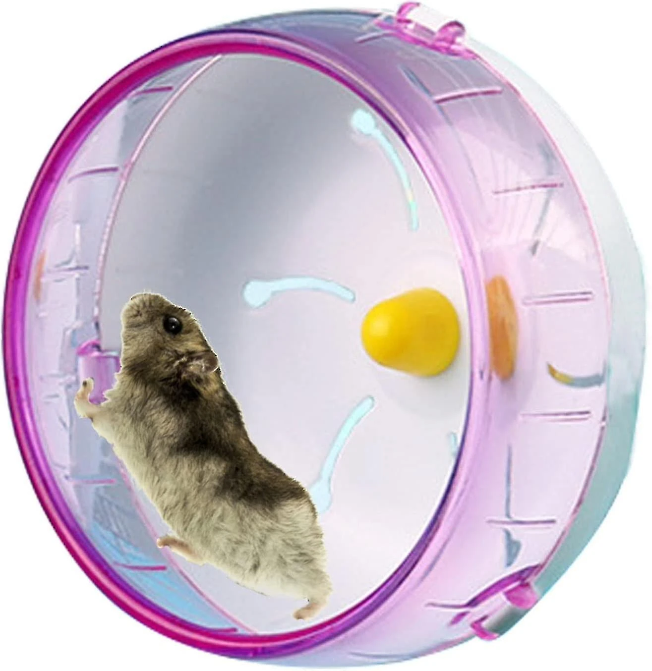 1pc Hamster Wheel Hamster Wheel Silent Hamster Exercise Wheel Dwarf Hamster Running Wheel Quiet Spinning Running Wheel 21cm - Image 2