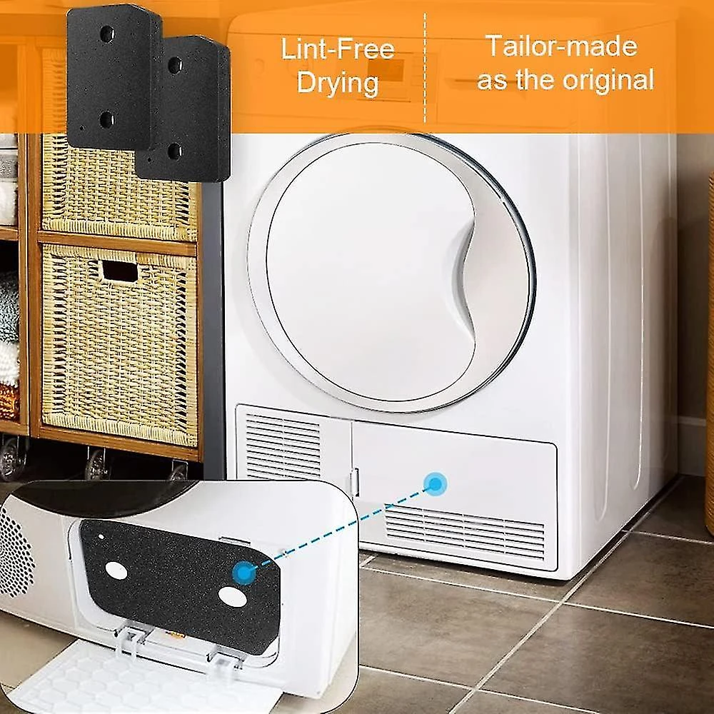 2pcs Tumble Dryer Filter Replacement Mesh Foam Sponge Filter Condenser Dryers Sponge Filter - DD - Image 3